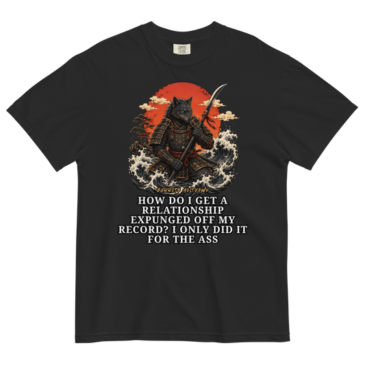 Expunged Off My Record – Samurai Wolf Tee Mockup