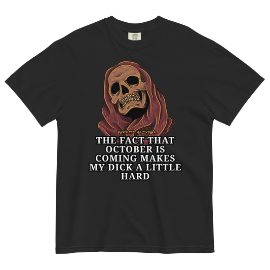 October Is Coming – Reaper Skull Tee Mockup