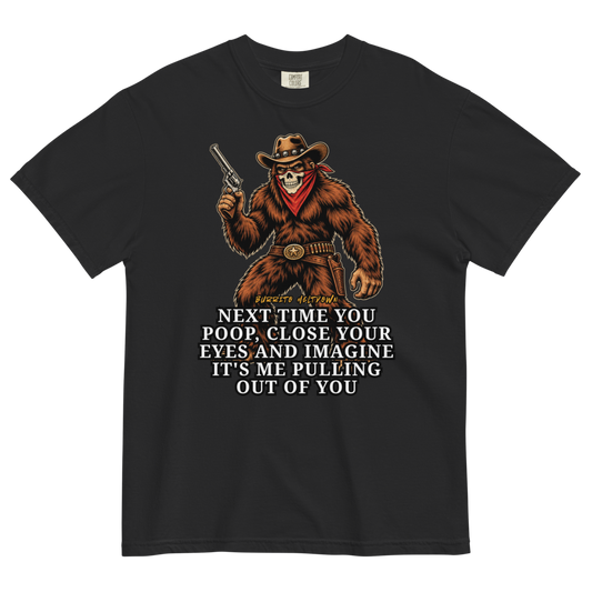 Next Time You Close Your Eyes – Cowboy Bigfoot Tee Mockup