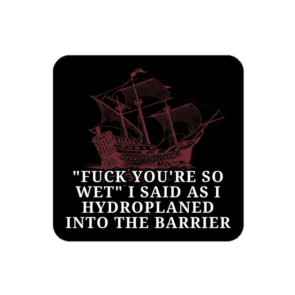 So Wet – Ship Sticker mockup
