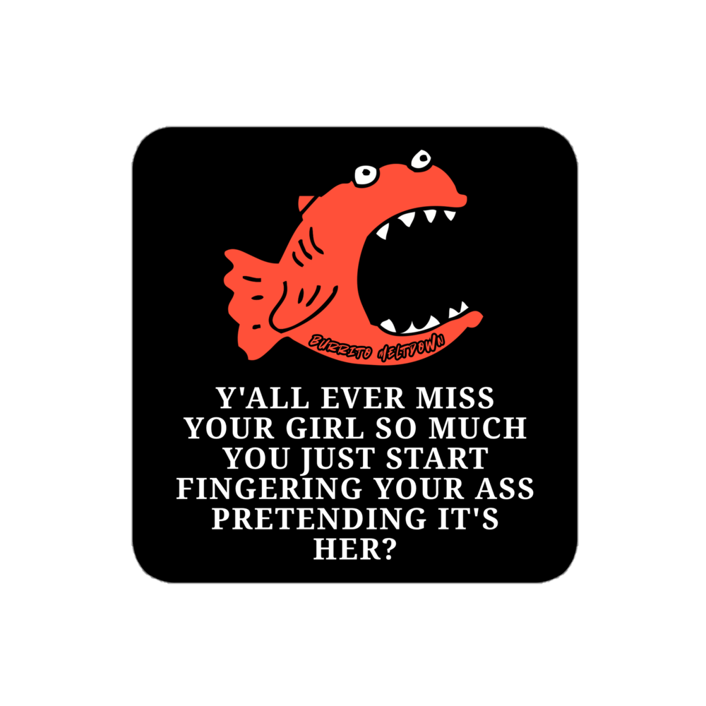 Miss Her That Much โ Piranha Fish Sticker Mockup