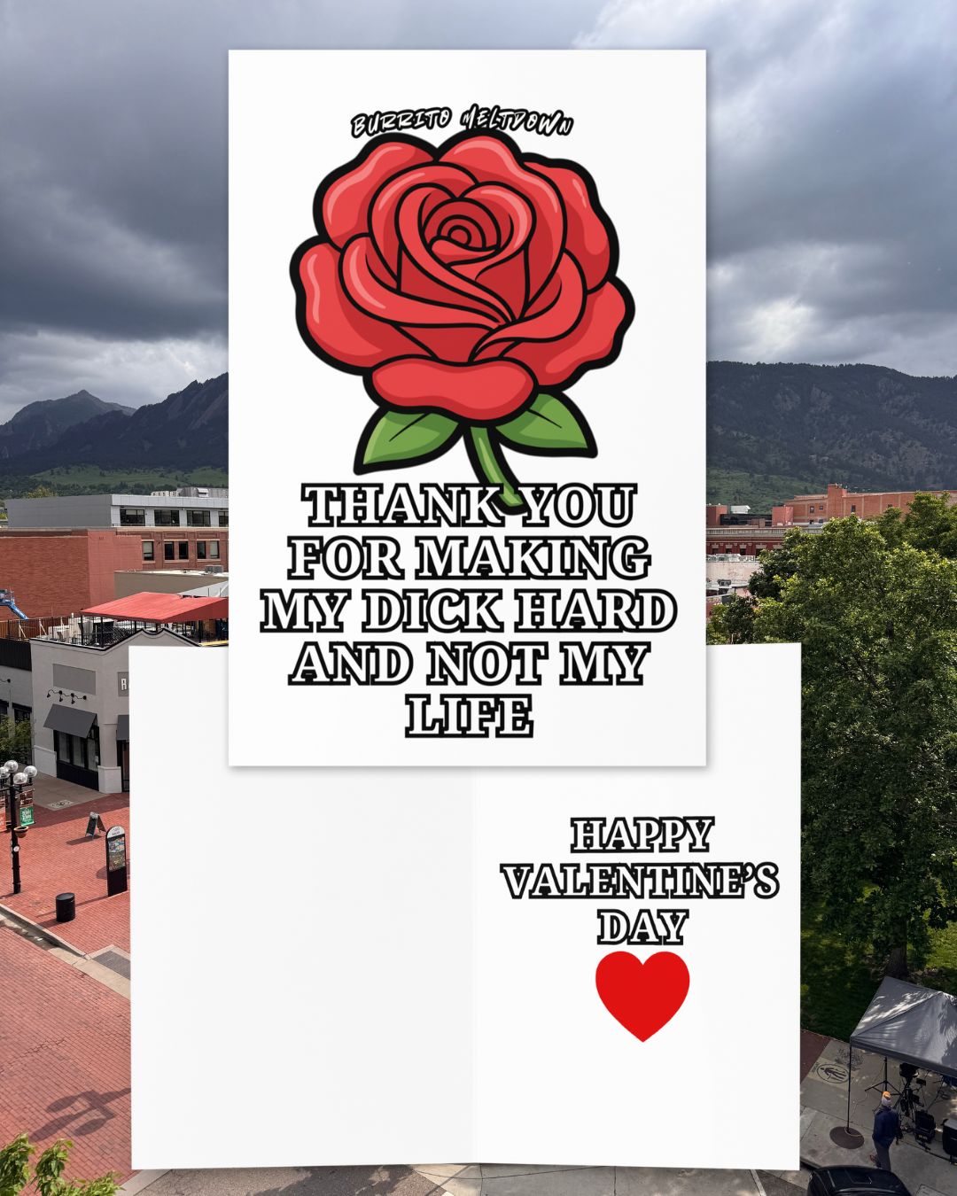 Dick Hard Life Easy - Valentine's Day Card
