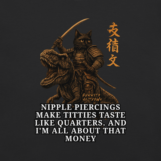 All About That Money – Samurai Cat Tee
