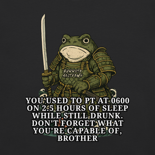 PT At 0600 – Samurai Frog Tee Mockup
