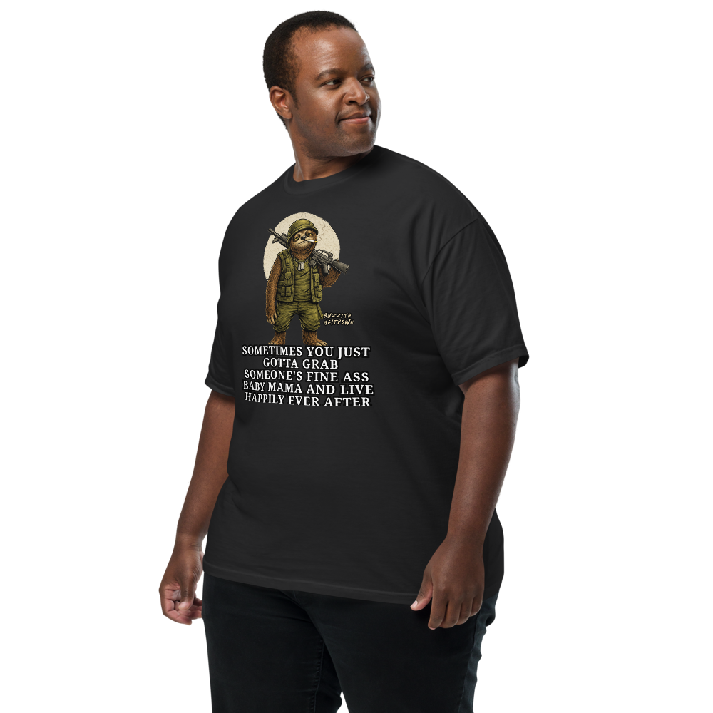 Happily Ever After – Combat Sloth Tee Mockup