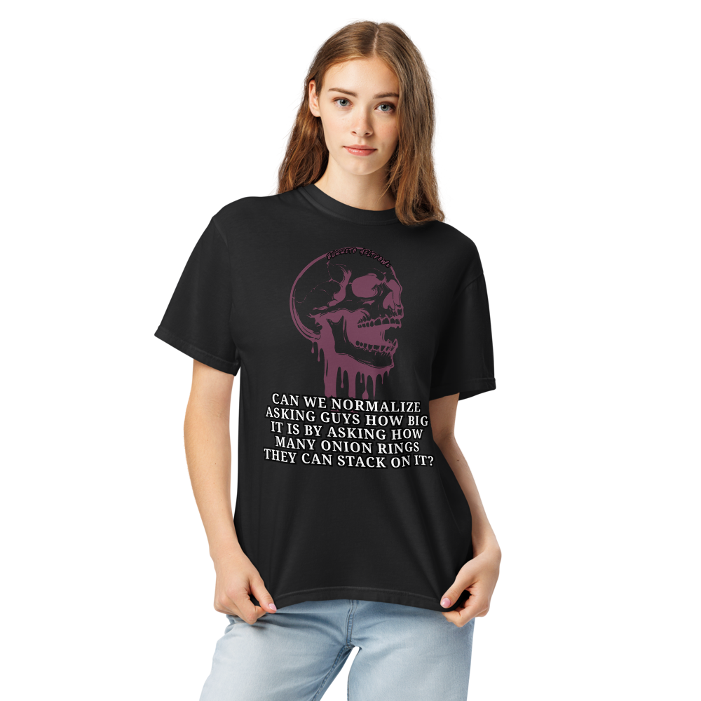 How Many Onion Rings – Dripping Skull Tee Mockup
