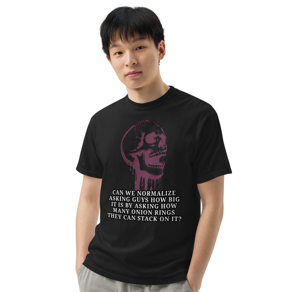 How Many Onion Rings – Dripping Skull Tee Mockup