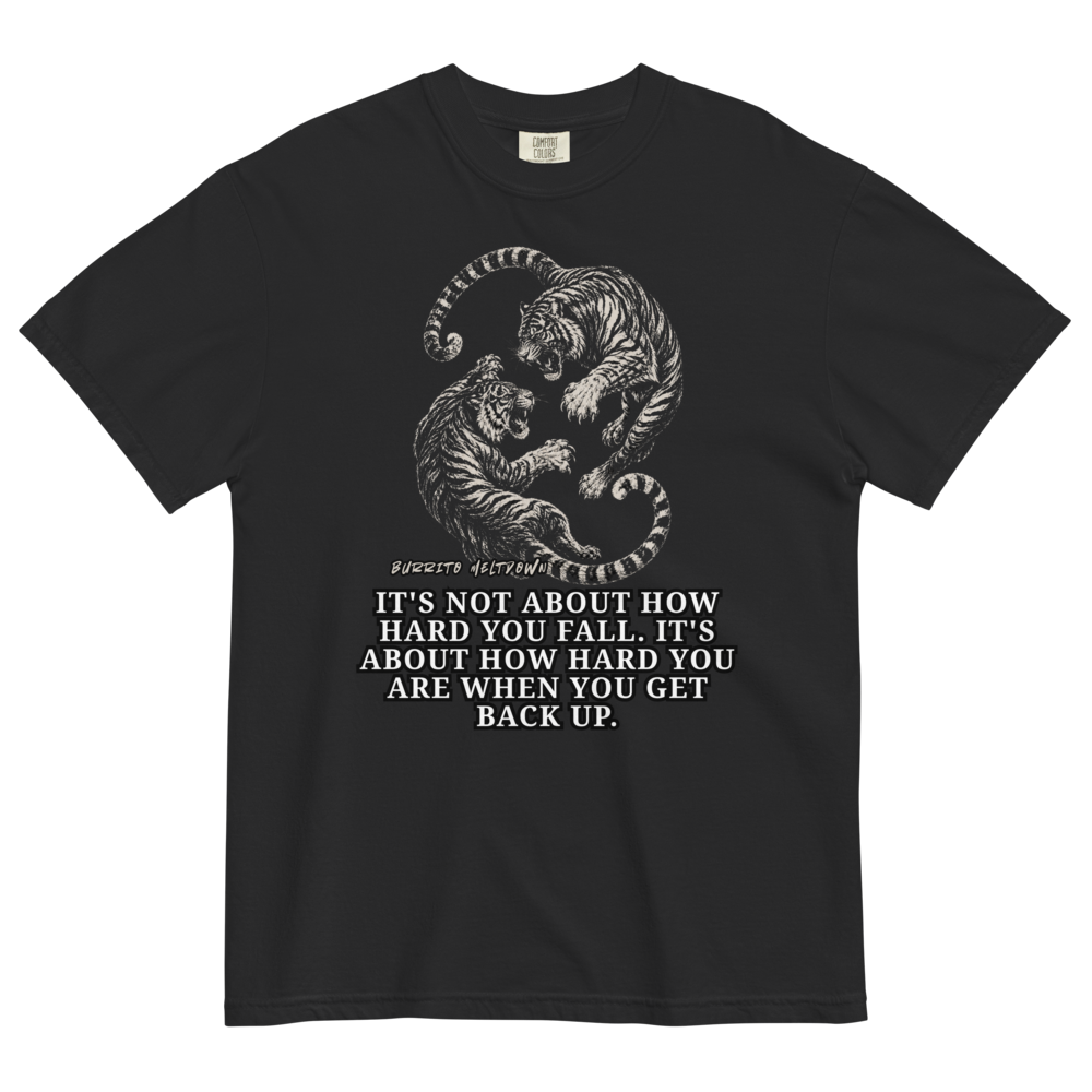 How Hard You Are – Yin Yang Tiger Tee Mockup