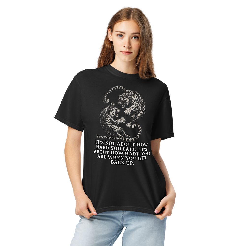 How Hard You Are – Yin Yang Tiger Tee Mockup