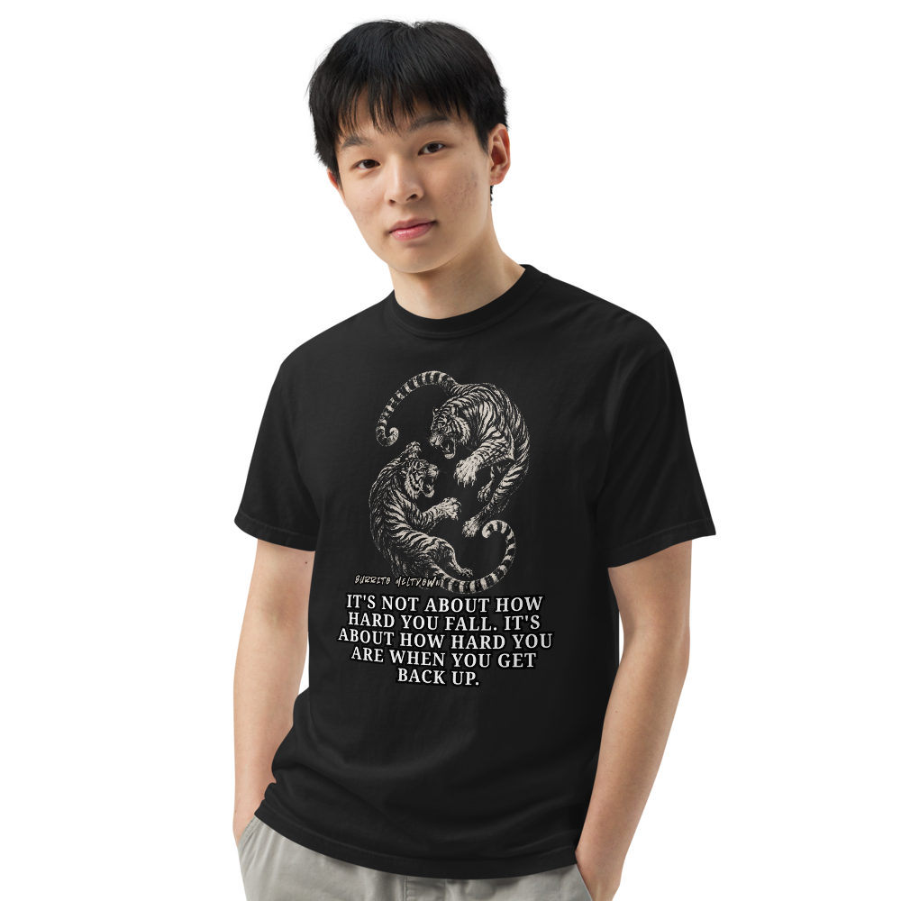 How Hard You Are – Yin Yang Tiger Tee Mockup
