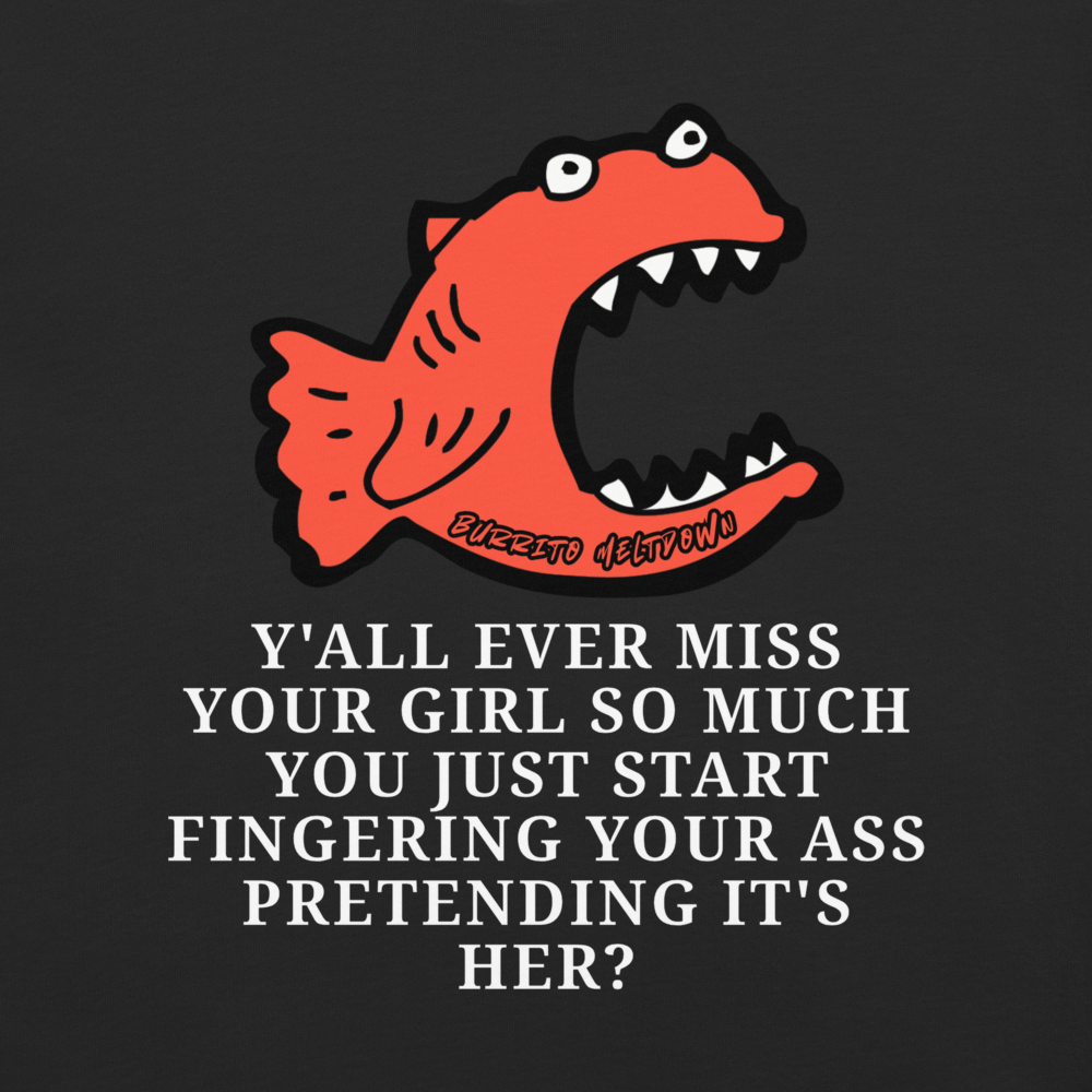 Miss Her That Much – Piranha Fish Tee Mockup