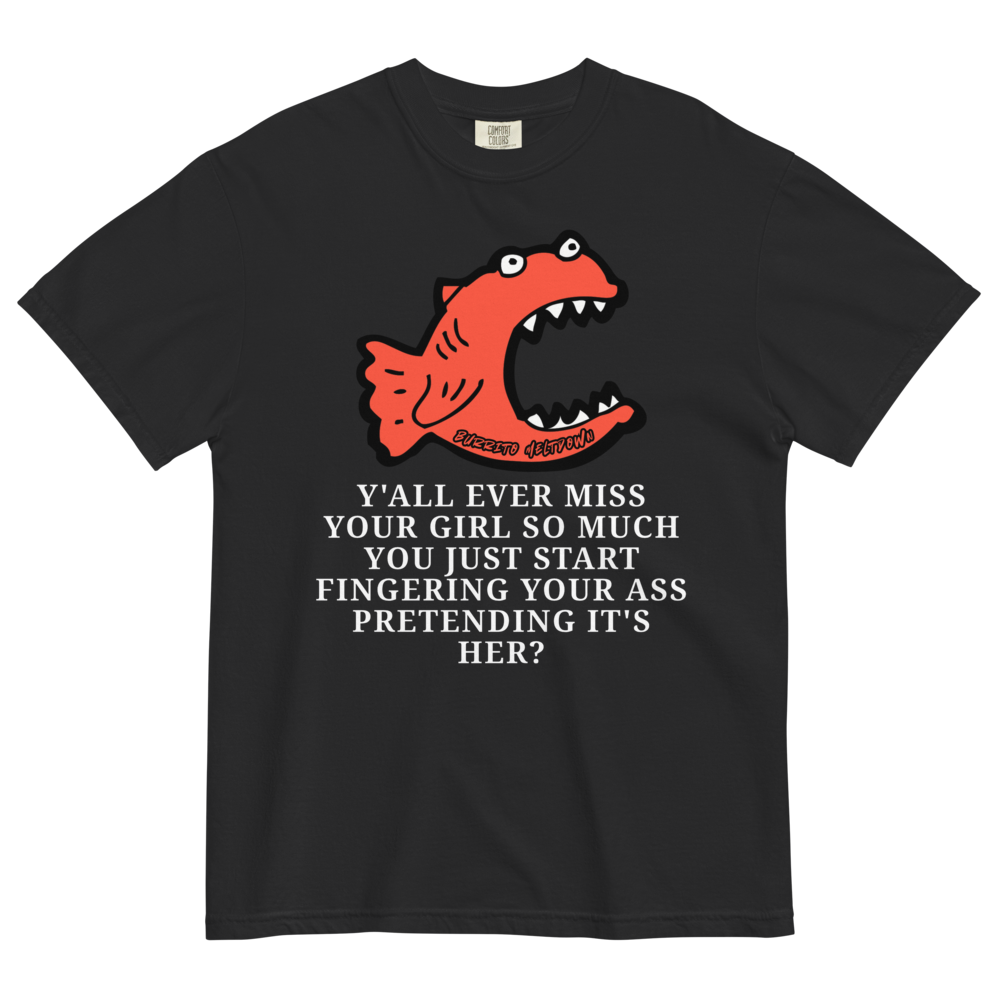 Miss Her That Much – Piranha Fish Tee Mockup