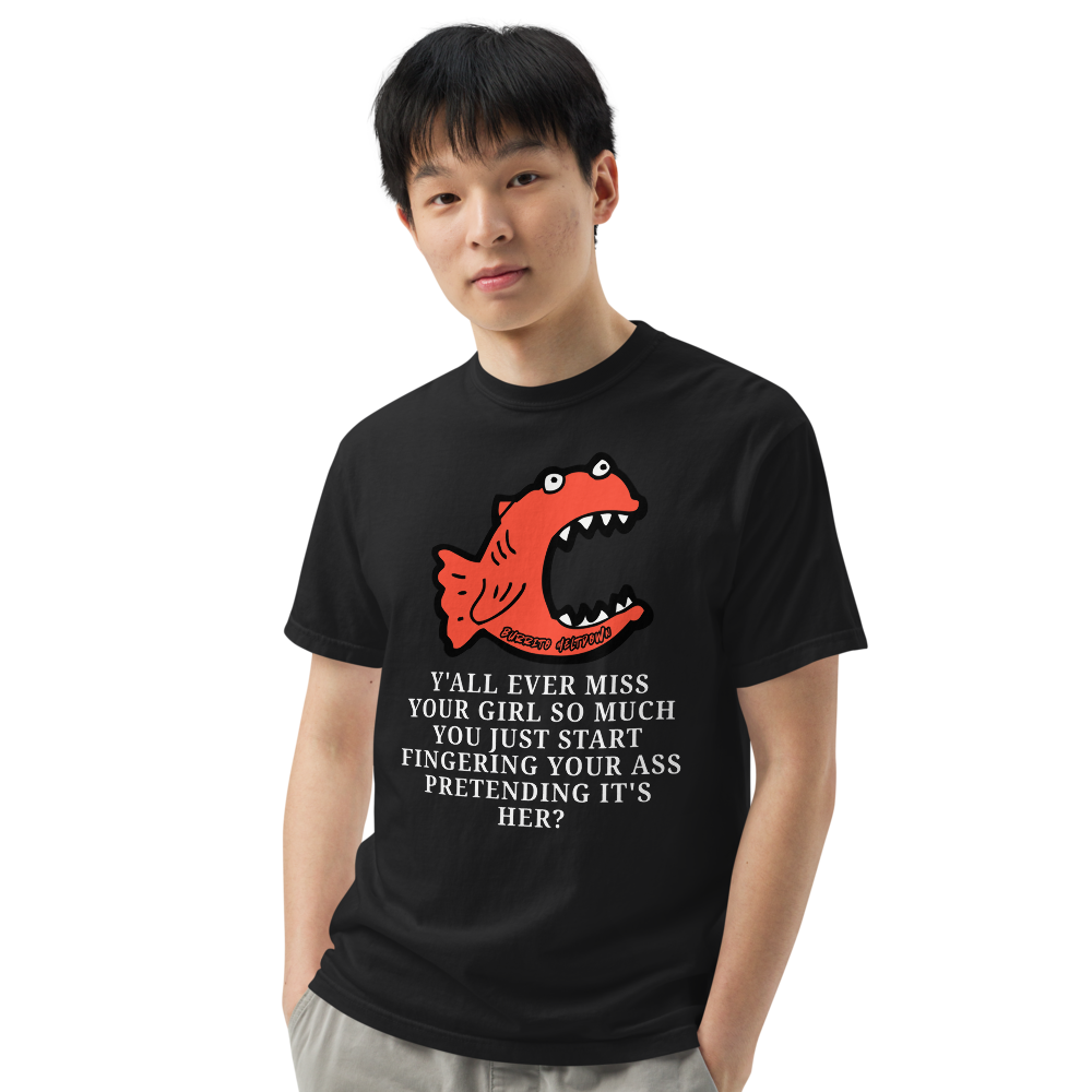 Miss Her That Much – Piranha Fish Tee Mockup
