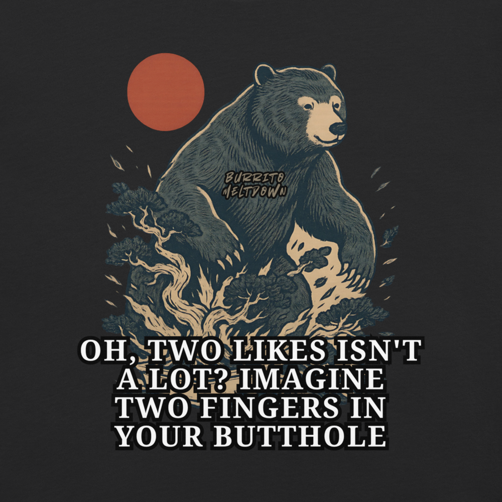 Two Likes Isn't A Lot – Moon Bear Tee Mockup