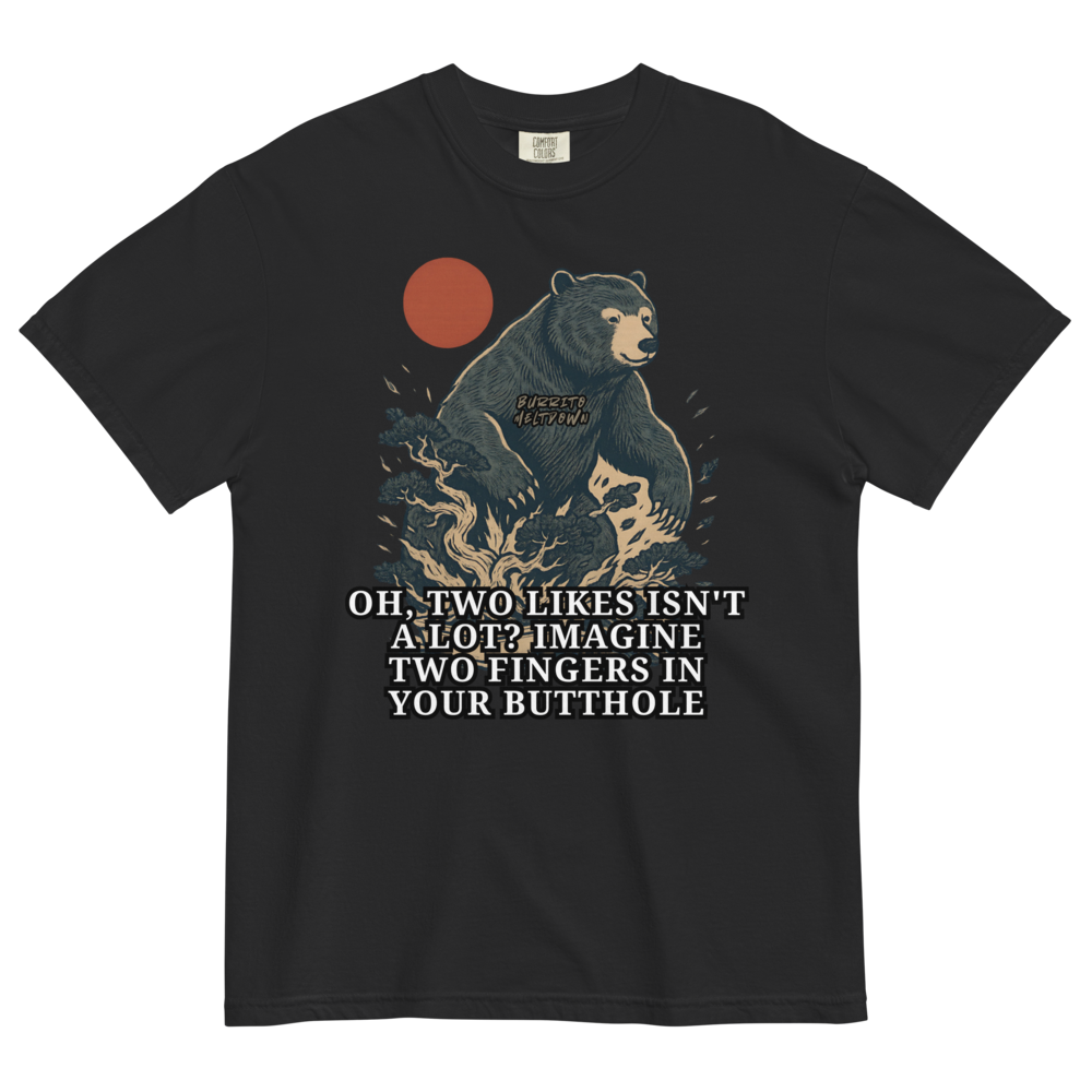 Two Likes Isn't A Lot – Moon Bear Tee Mockup