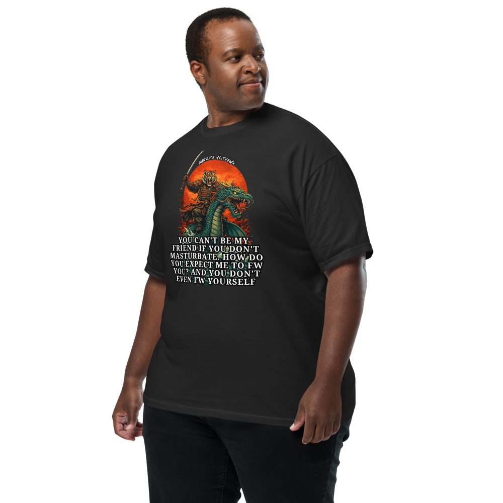 Can't Be My Friend – Samurai Tiger Tee Mockup