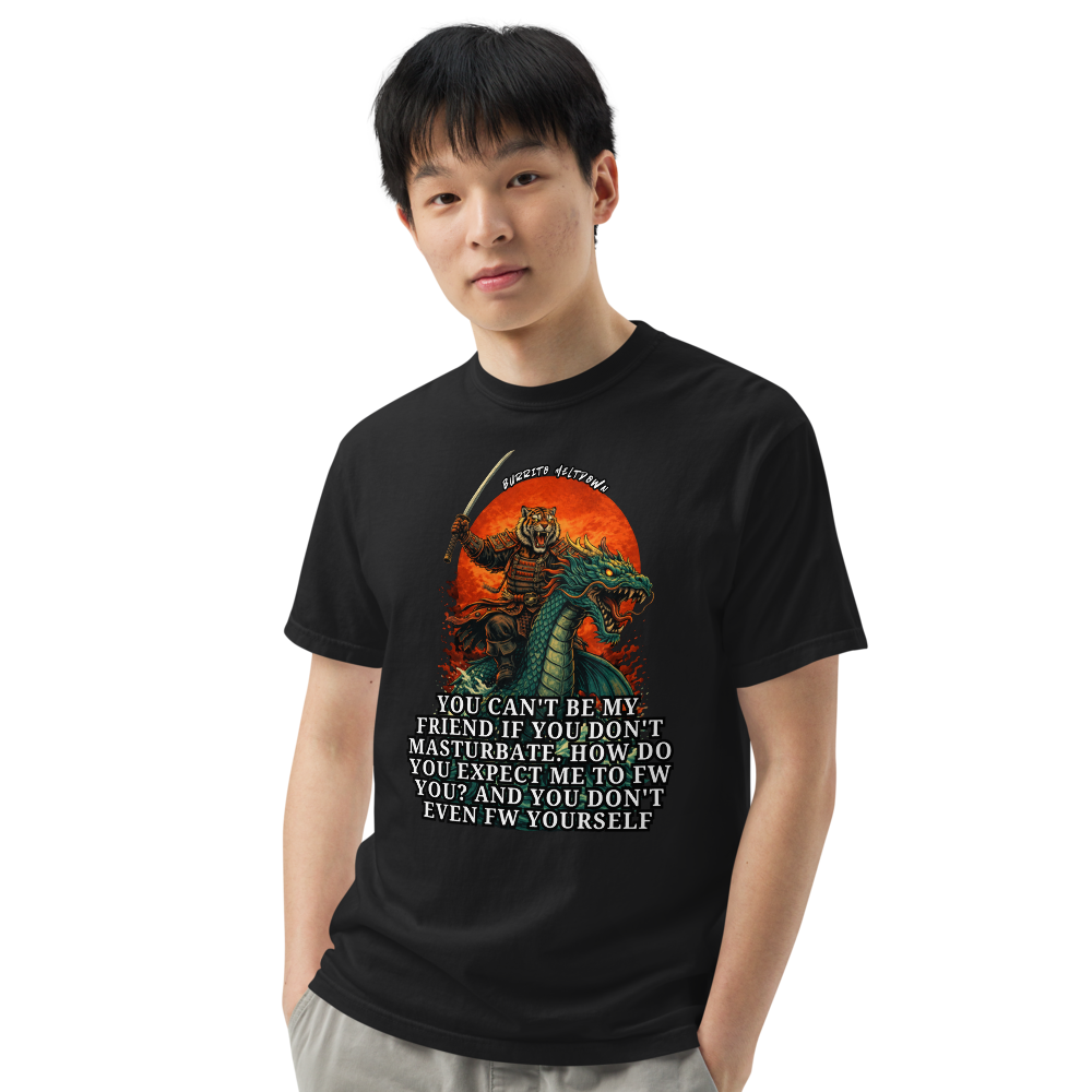 Can't Be My Friend – Samurai Tiger Tee Mockup