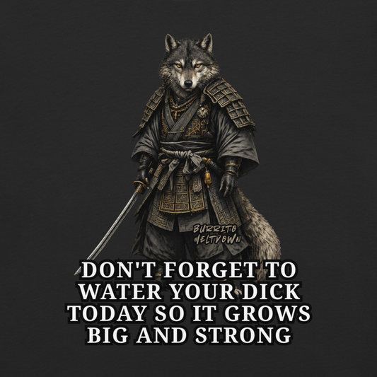 Water It Every Day – Samurai Wolf Tee Mockup