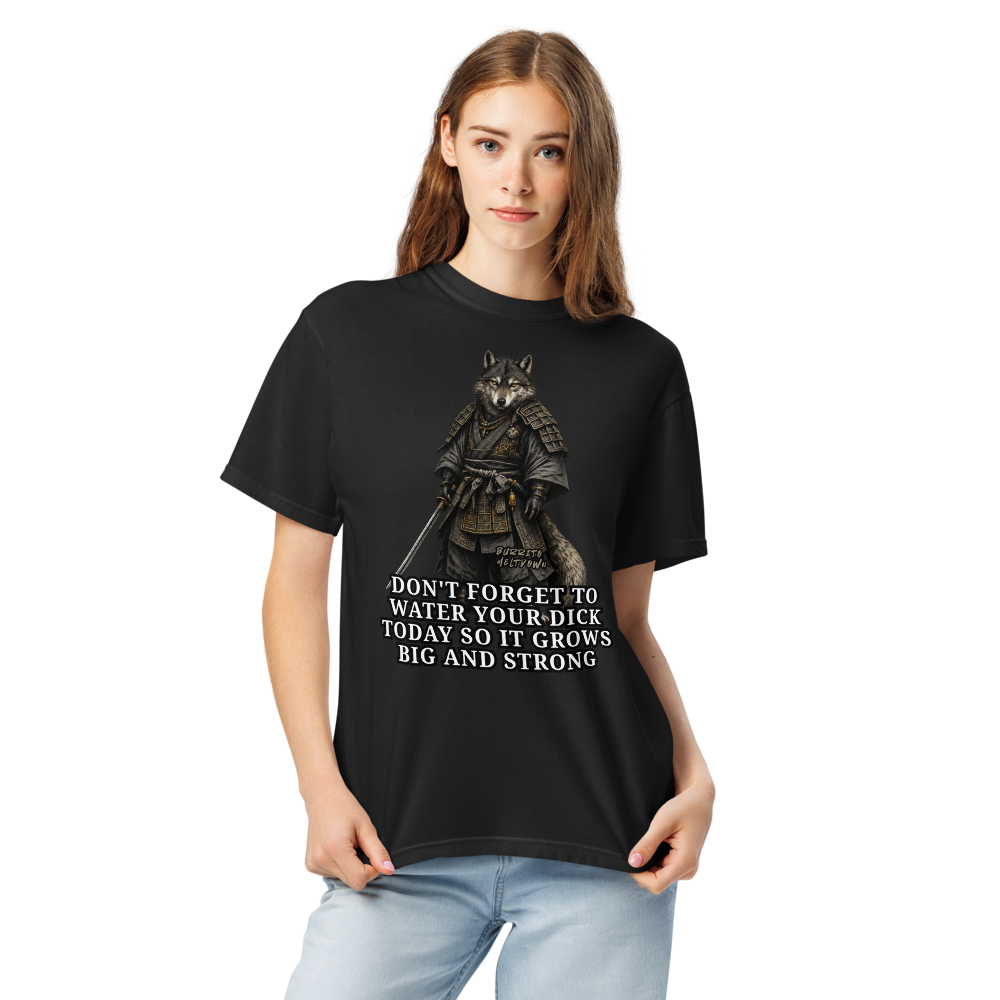 Water It Every Day – Samurai Wolf Tee Mockup