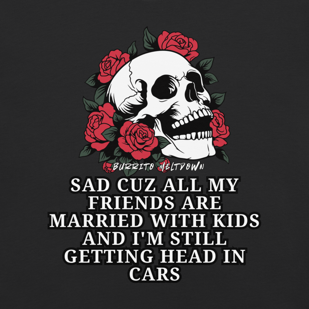 Married With Kids – Rose Skull Tee Mockup