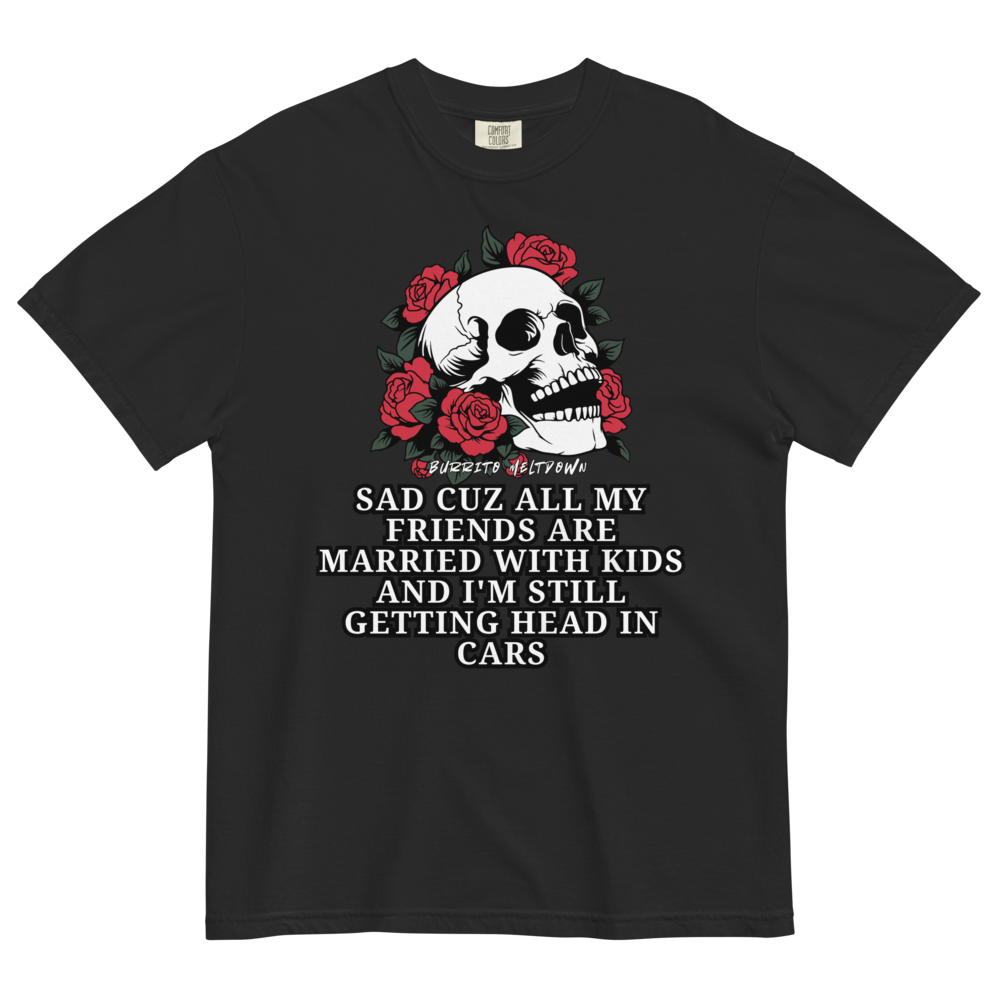 Married With Kids – Rose Skull Tee Mockup