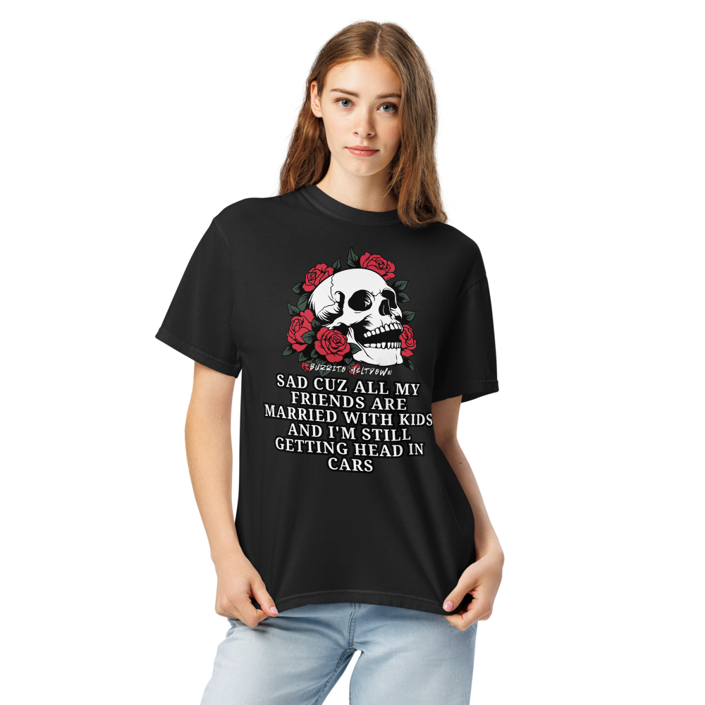 Married With Kids – Rose Skull Tee Mockup