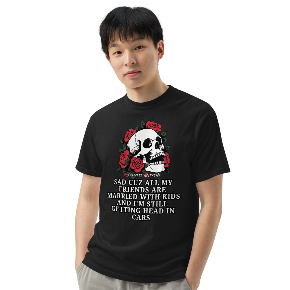 Married With Kids – Rose Skull Tee Mockup