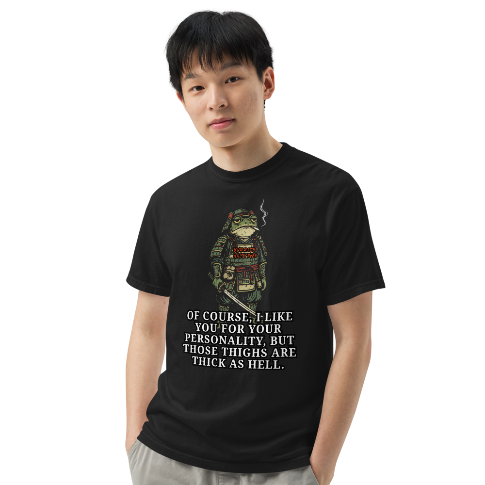 It's Your Personality – Armored Samurai Frog Tee Mockup