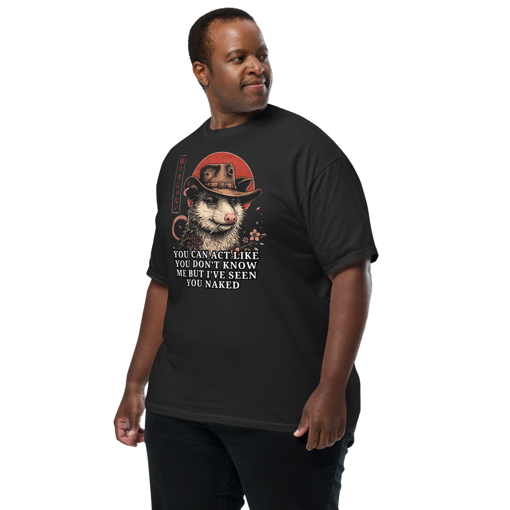I Remember Everything – Cowboy Possum Tee Mockup