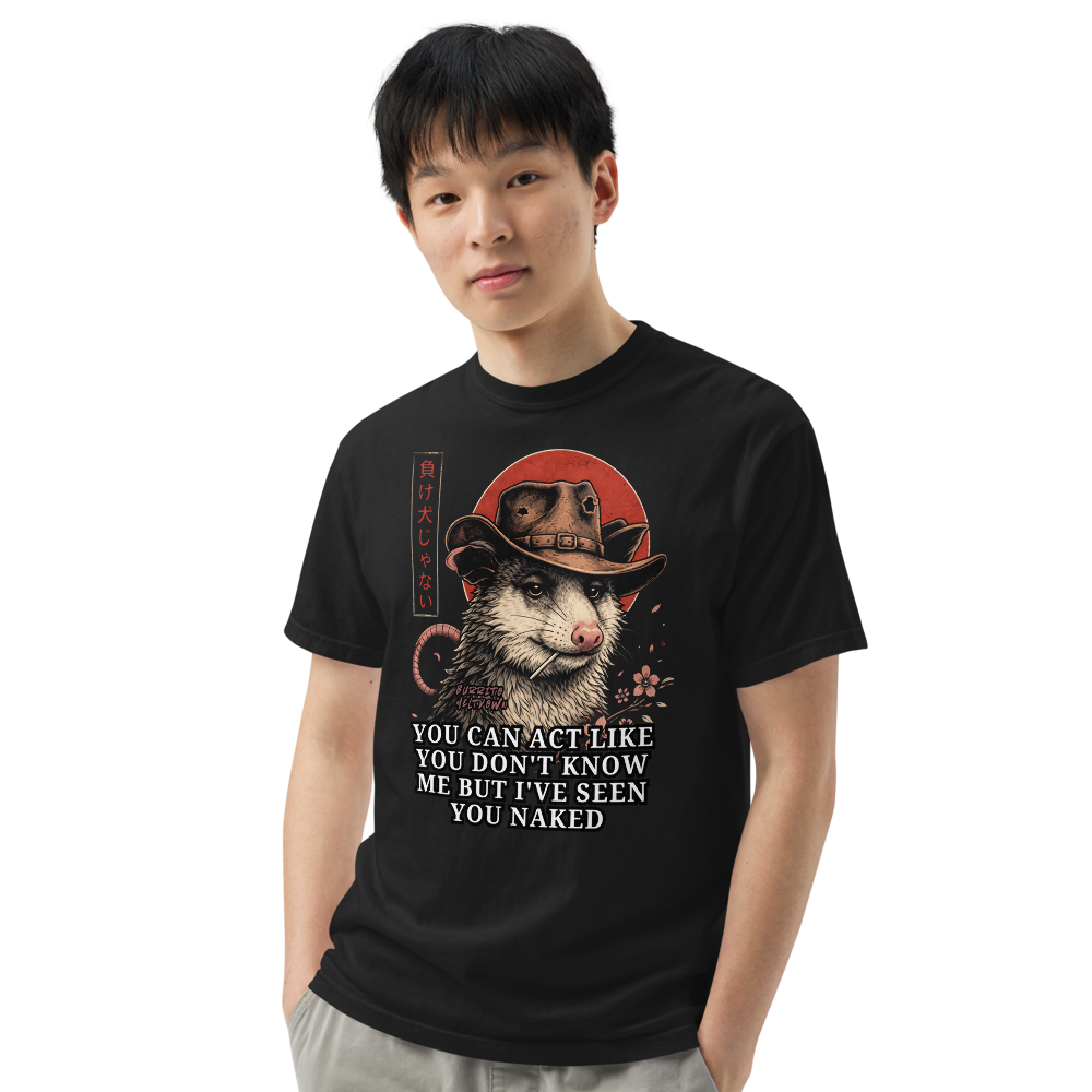 I Remember Everything – Cowboy Possum Tee Mockup