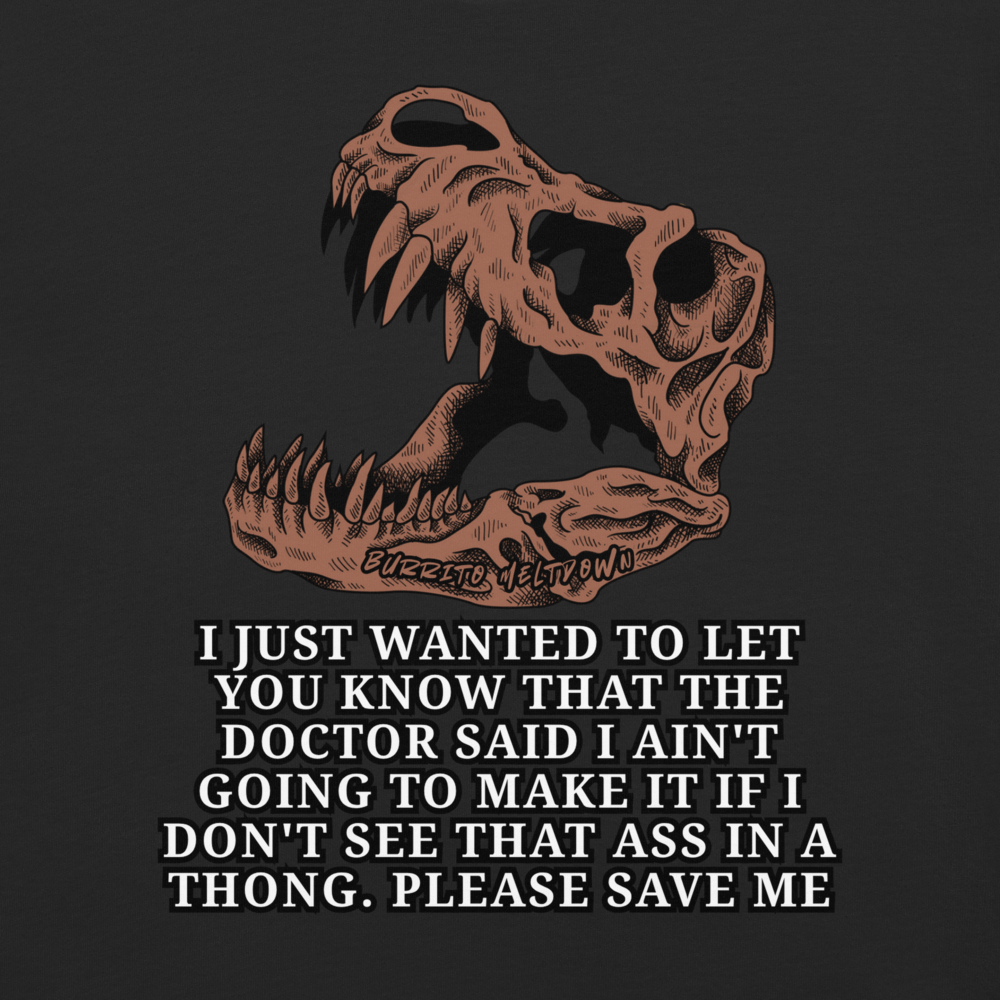 Doctor's Orders – T-Rex Skull Tee Mockup