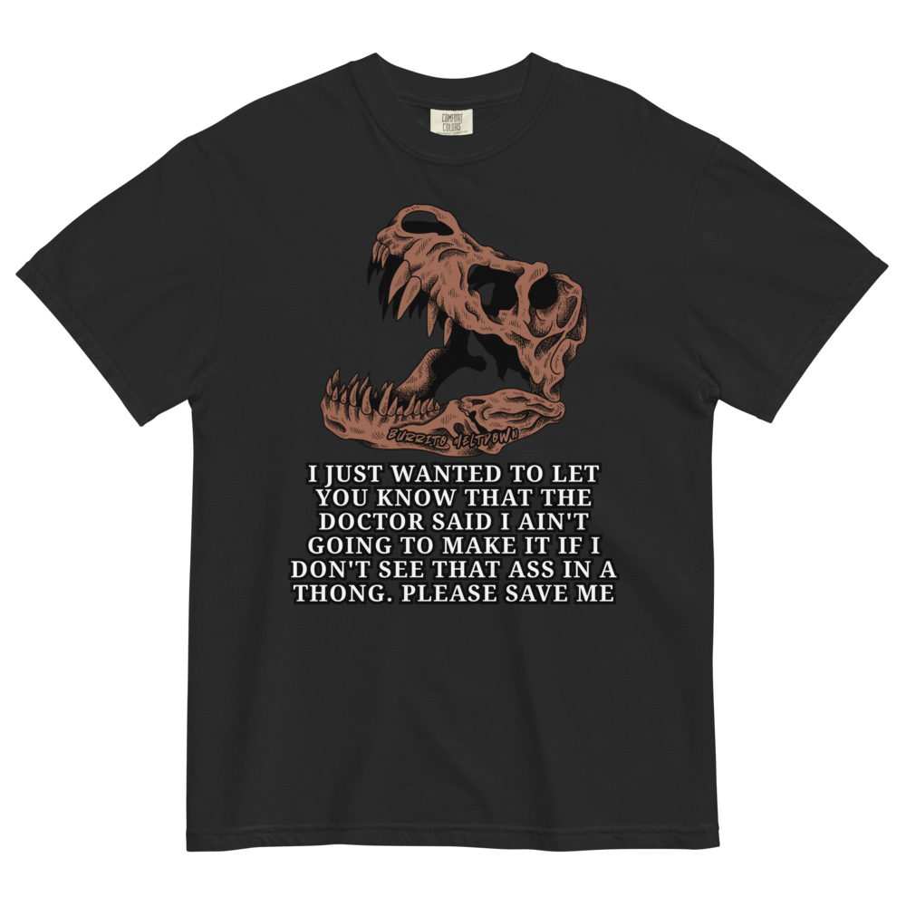 Doctor's Orders – T-Rex Skull Tee Mockup