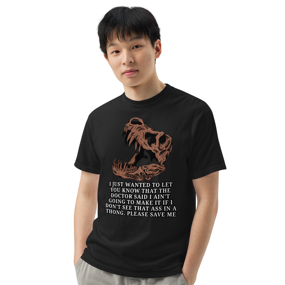 Doctor's Orders – T-Rex Skull Tee Mockup
