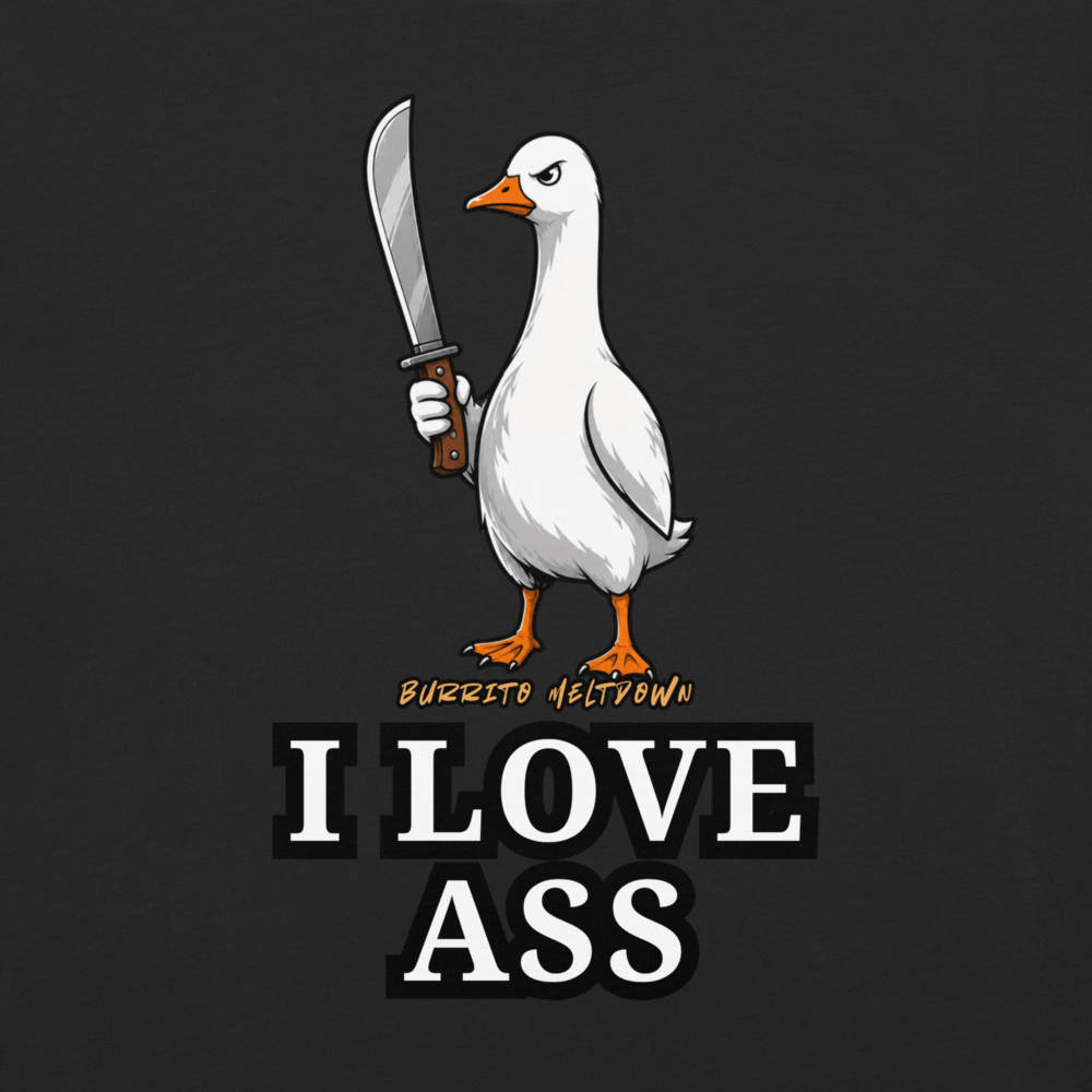 I Love It – Machete Duck Tee Mockup