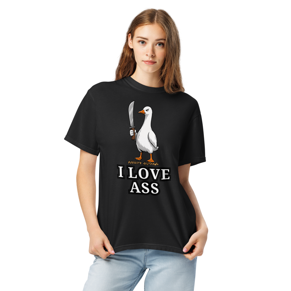 I Love It – Machete Duck Tee Mockup