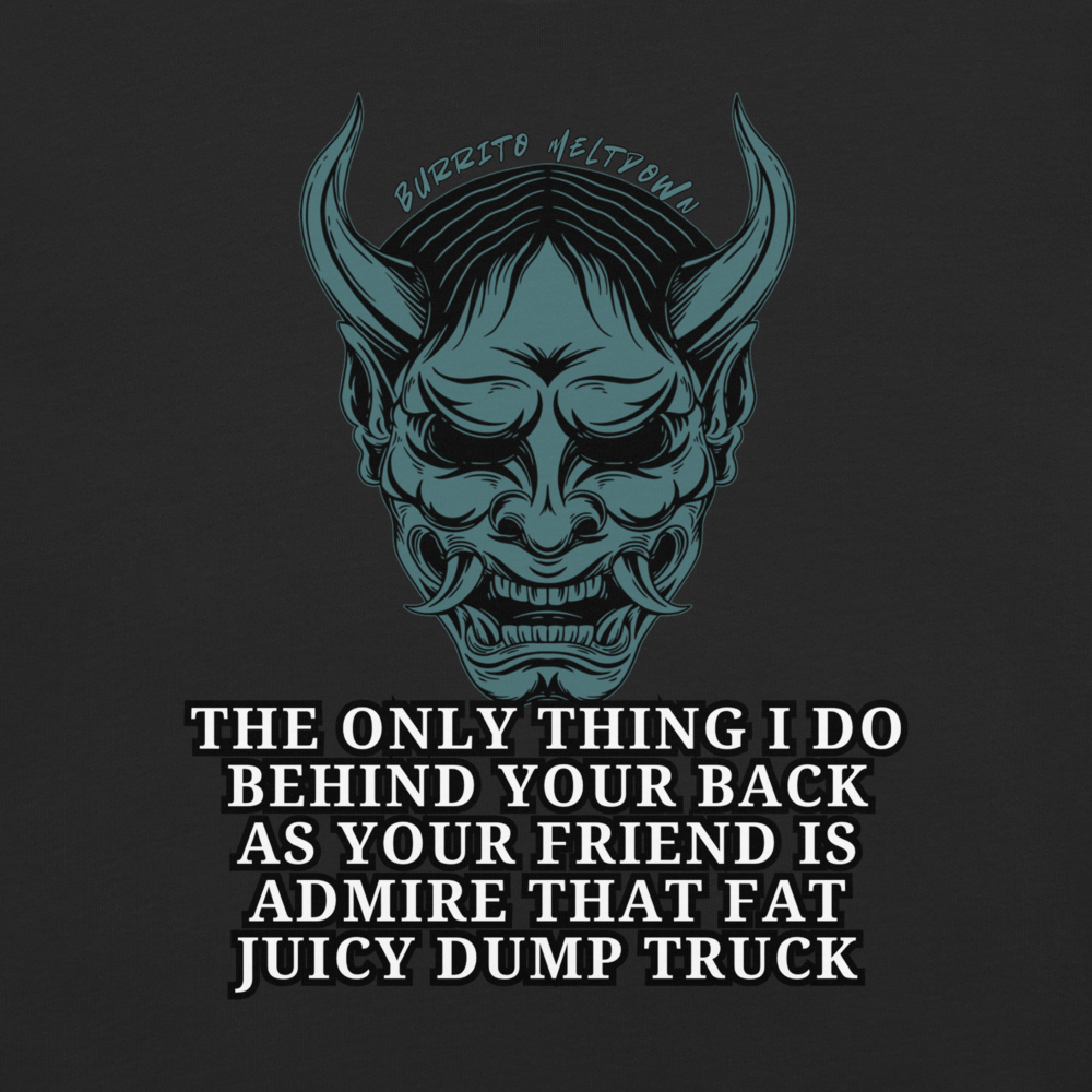 Behind Your Back – Oni Mask Tee Mockup