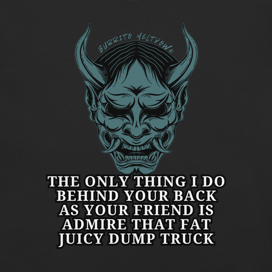 Behind Your Back – Oni Mask Tee Mockup