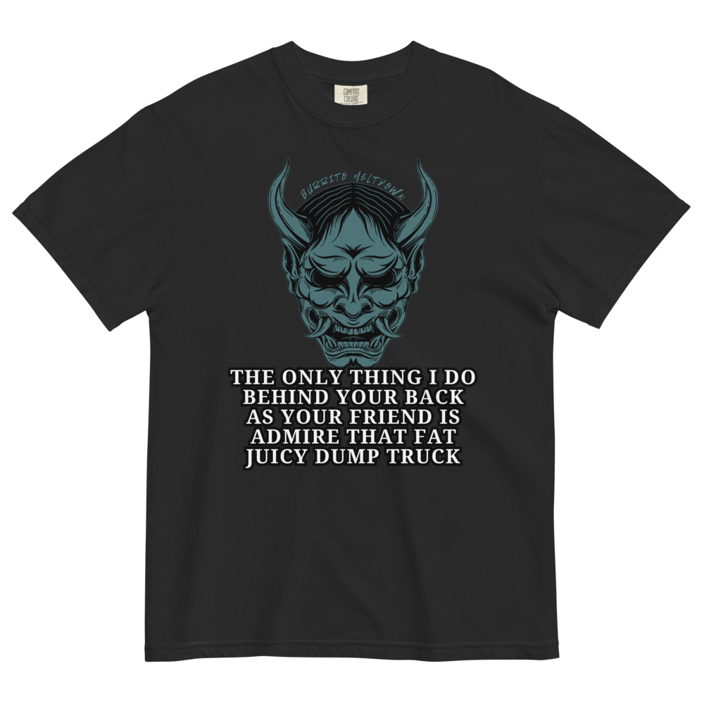 Behind Your Back – Oni Mask Tee Mockup