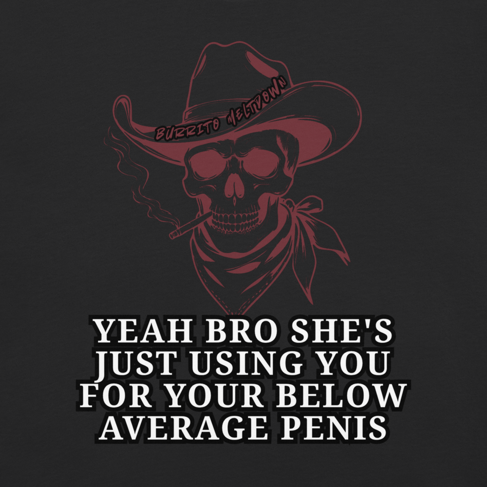 Below Average – Cowboy Skull Tee Mockup