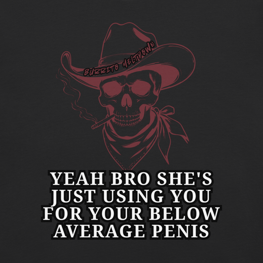 Below Average – Cowboy Skull Tee Mockup