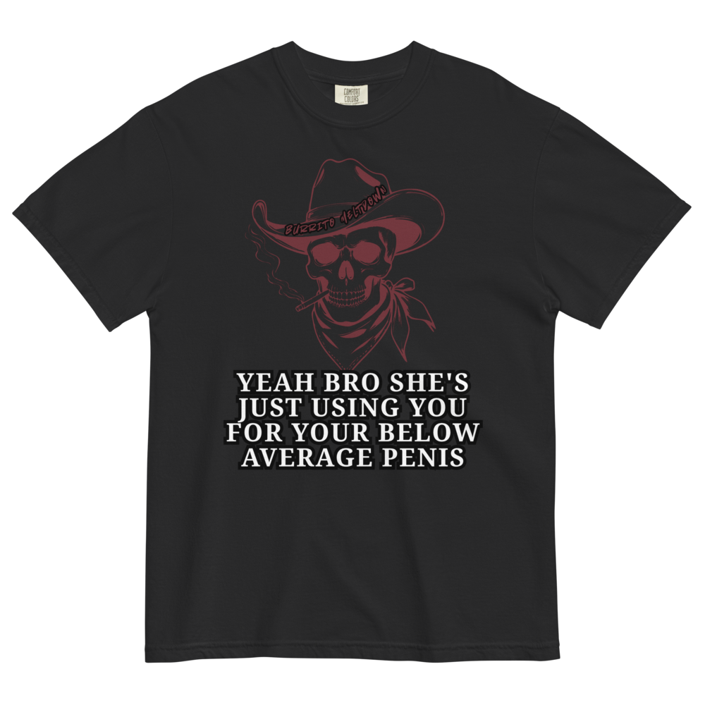 Below Average – Cowboy Skull Tee Mockup