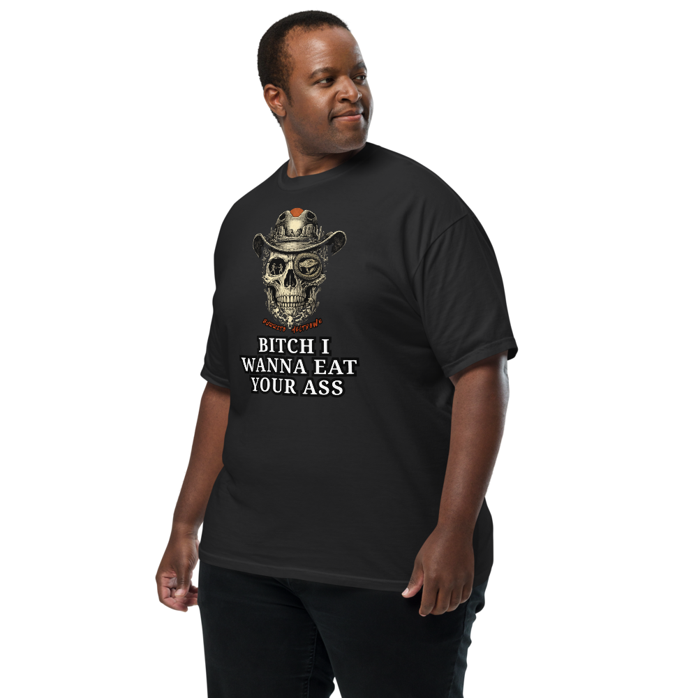 Wanna Eat It – Cowboy Skull Snake Tee Mockup