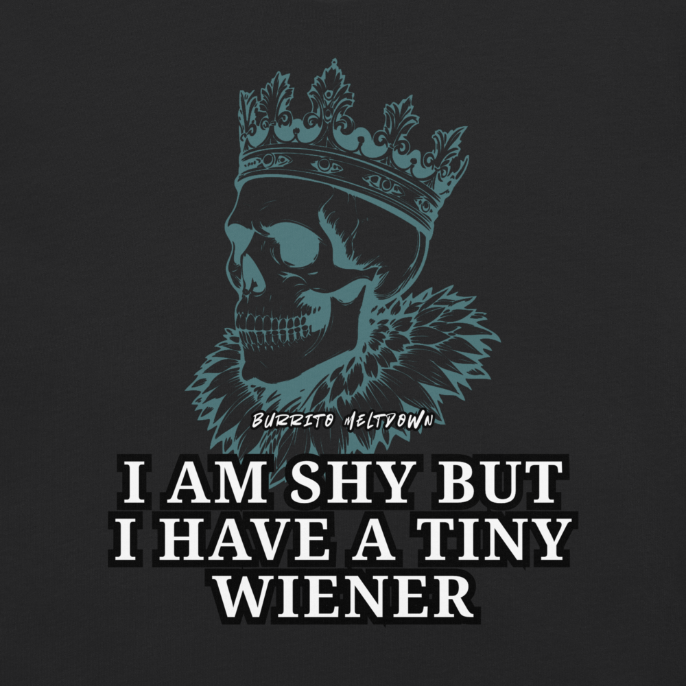 Shy But Tiny – Crowned Skull Tee Mockup