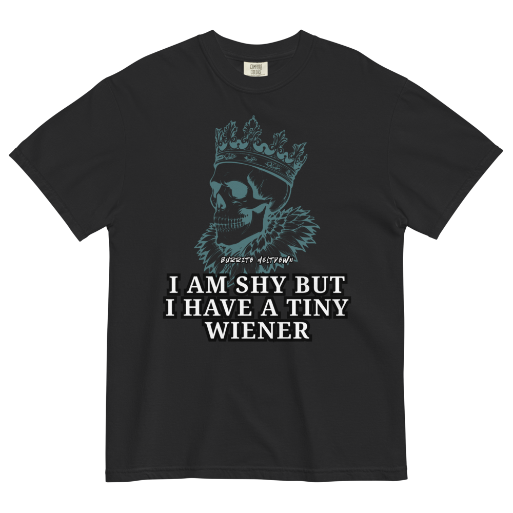Shy But Tiny – Crowned Skull Tee Mockup