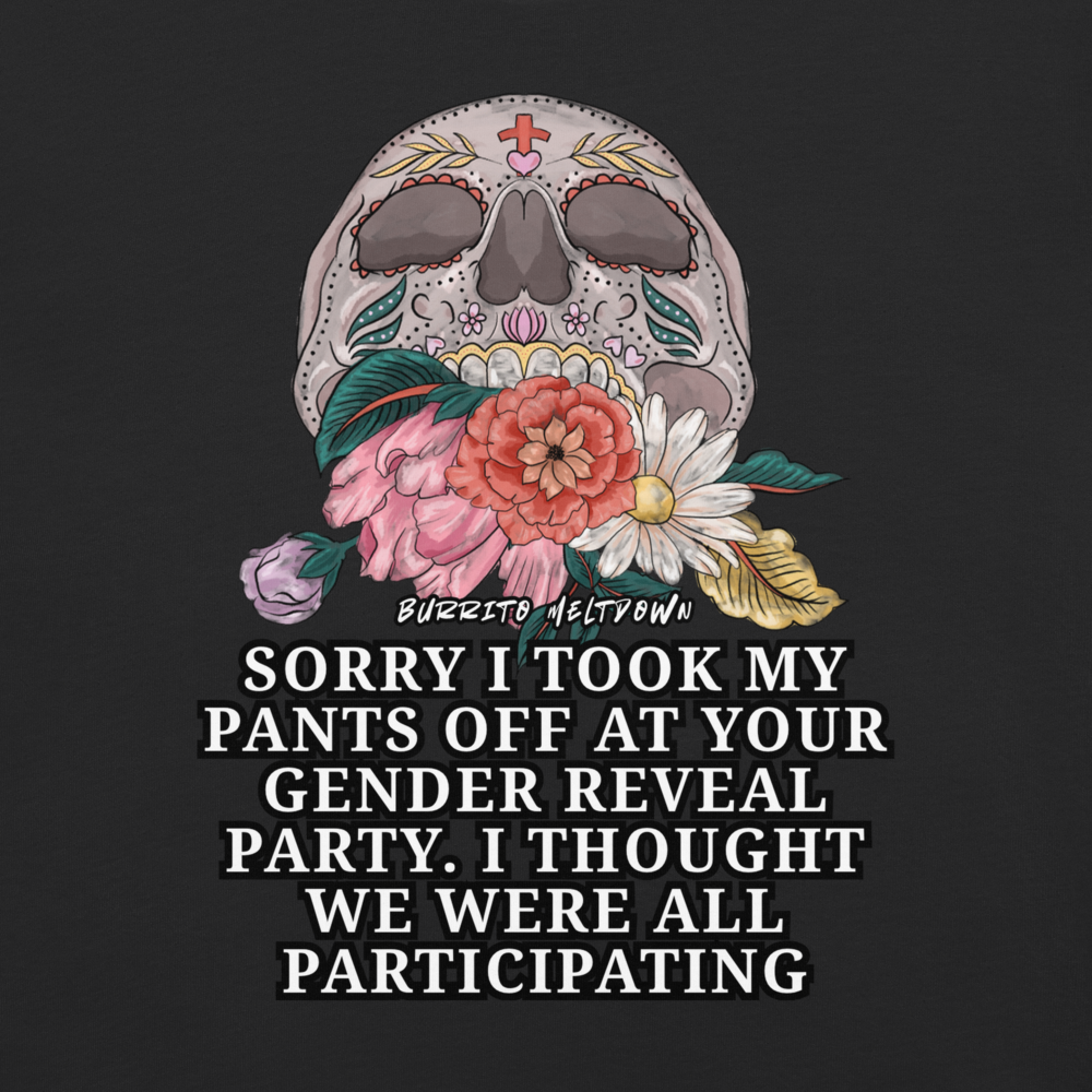 Gender Reveal Party – Sugar Skull Tee Mockup