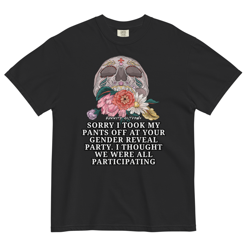 Gender Reveal Party – Sugar Skull Tee Mockup