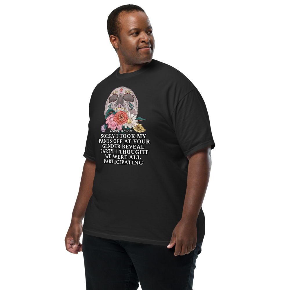 Gender Reveal Party – Sugar Skull Tee Mockup