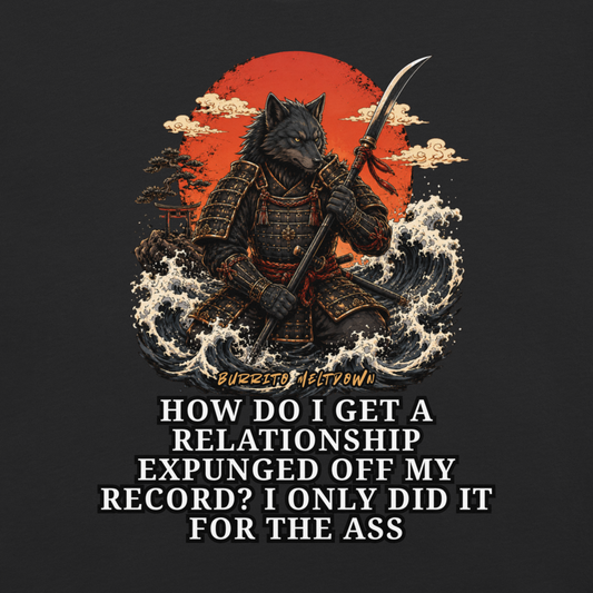 Expunged Off My Record – Samurai Wolf Tee Mockup