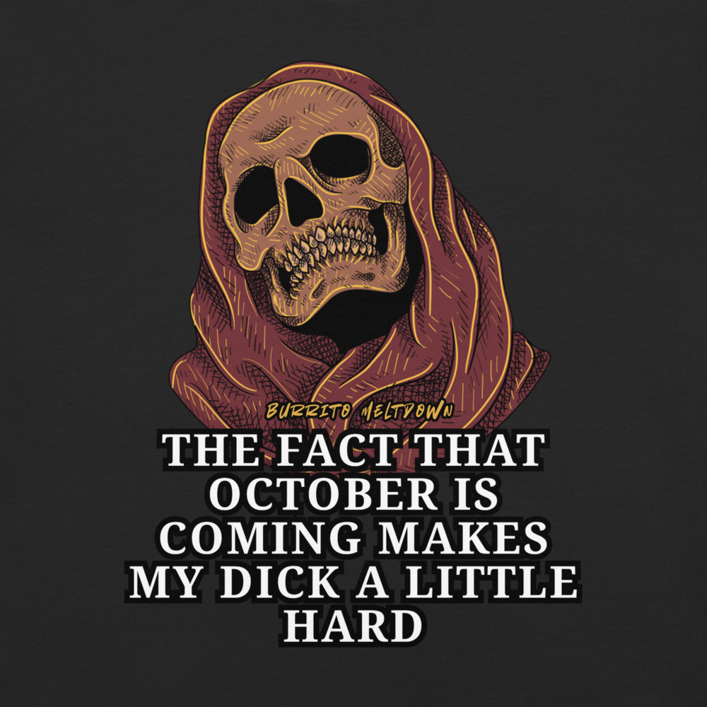 October Is Coming – Reaper Skull Tee Mockup
