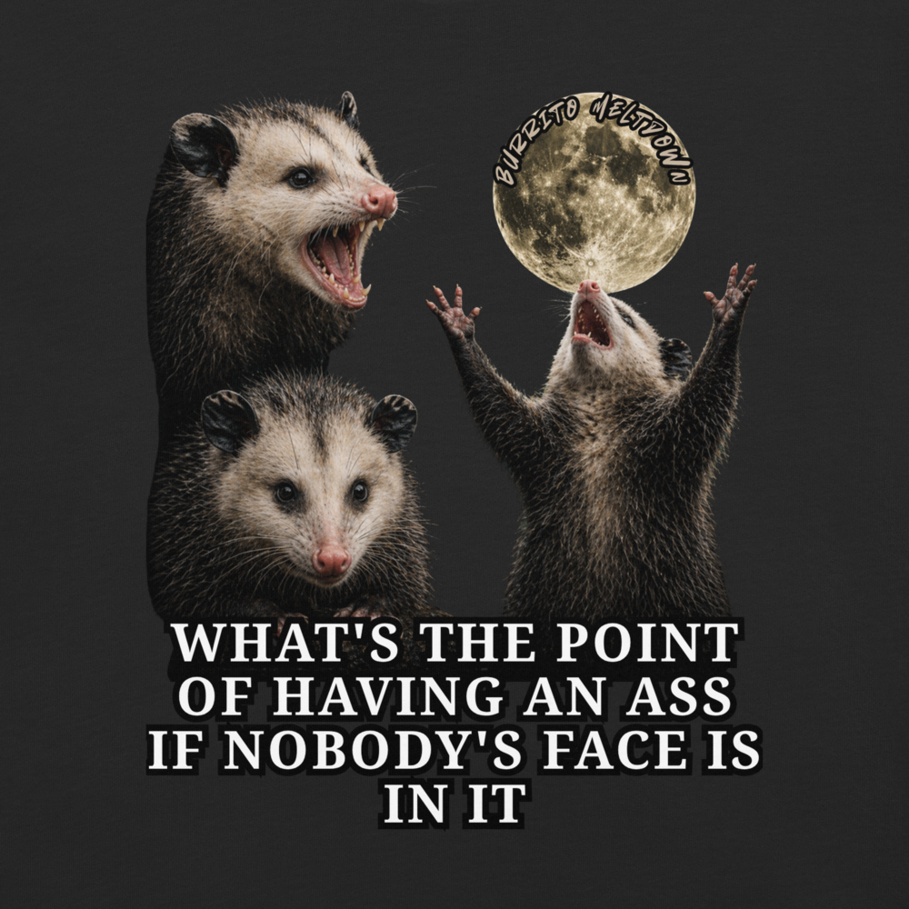 Nobody's Face Is In It – Possum Tee Mockup
